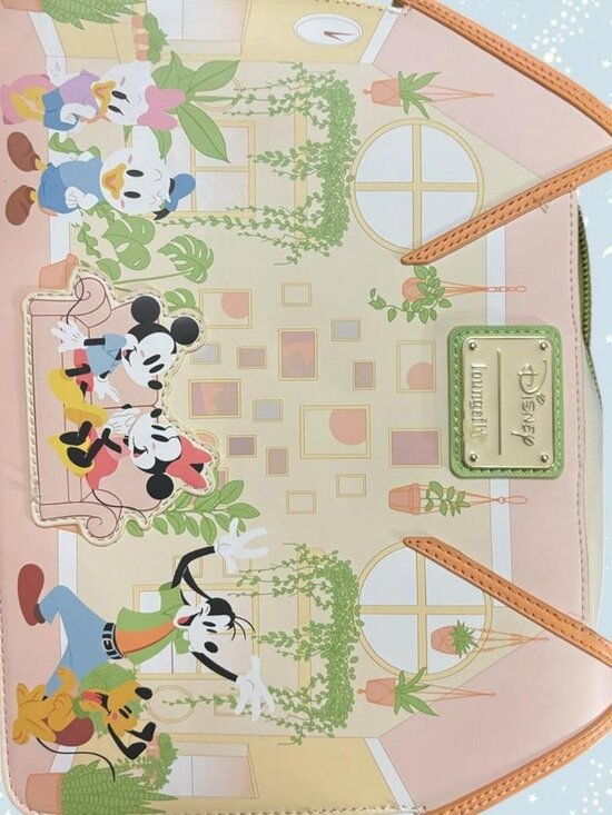 Disney x Loungefly Mickey and Minnie Mouse and Friends House Backpack & Wallet main image 5